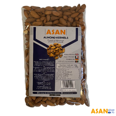 Premium 400g pack of natural Abdul-Wahidi Almond Kernels from Afghanistan - AsanShop Europe