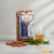 Premium 400g pouch of authentic Abdul-Wahidi Almond Kernels from Afghanistan - AsanShop EuropeClose-up view of golden-yellow bullet-shaped Abdul Wahidi Badam almonds showcasing rich texture