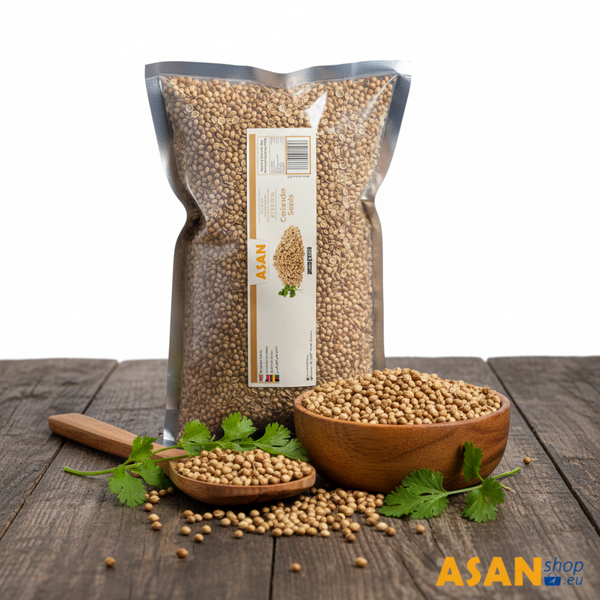 Pure whole Gashneez coriander seeds for traditional roasting and freshly ground spices